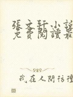 张文轩小说全文免费阅读最新章节