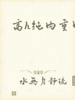 高h纯肉重口文封面