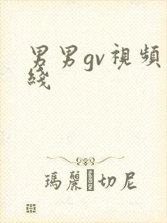 男男gv视频在线