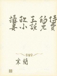 摄政王的侍爱逃妻小说免费阅读