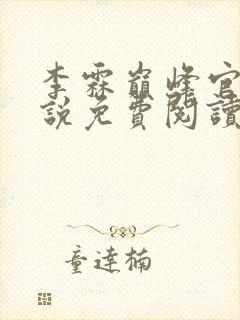 李霖巅峰官场小说免费阅读笔趣阁最新章节