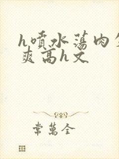 h喷水荡肉失禁爽高h文