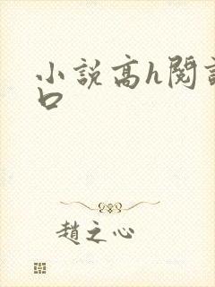 小说高h阅读重口