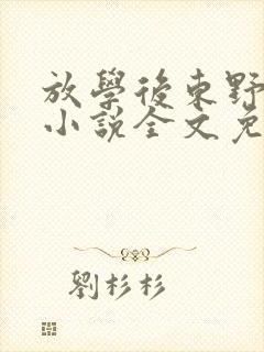 放学后东野圭吾小说全文免费阅读