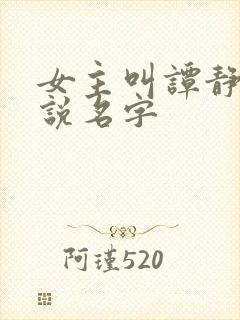 女主叫谭静的小说名字