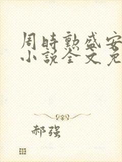 周时勋盛安宁的小说全文免费阅读