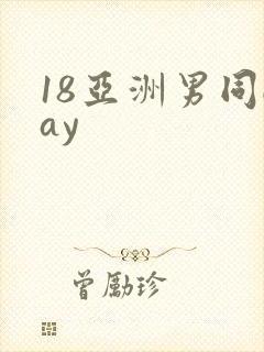 18亚洲男同gay封面