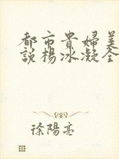 都市贵妇美腿小说杨冰凝全文阅读