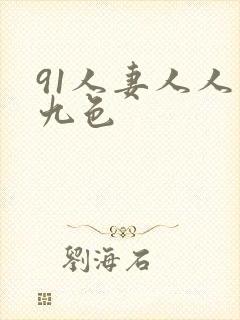 91人妻人人爽九色封面