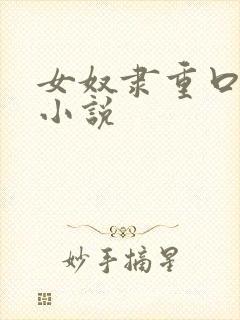 女奴隶重口调教小说