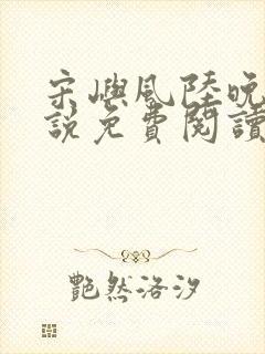 宋屿风陆晚吟小说免费阅读最新章节封面