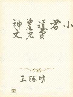 神农道君小说全文免费