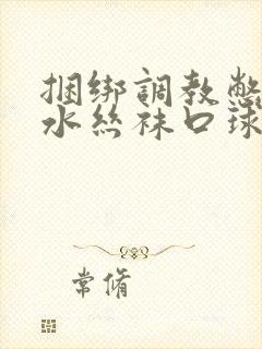 捆绑调教憋尿灌水丝袜口球