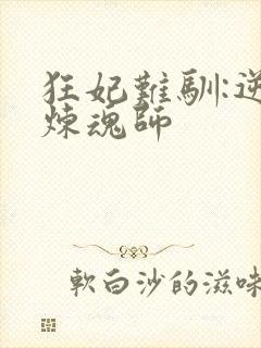 狂妃难驯:逆天炼魂师