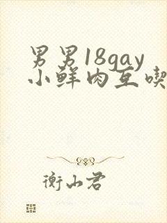 男男18gay小鲜肉互吃