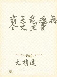 霸天武魂无弹窗全文免费