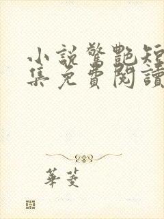 小说惊艳短篇合集免费阅读封面