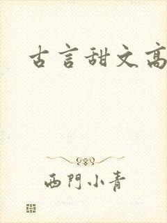 古言甜文高h