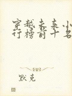 穿越未来小说排行榜前十名完结篇