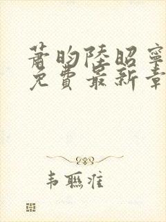 萧昀陆昭宁全文免费最新章节阅读