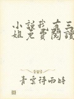 小说我有三千姐姐免费阅读封面