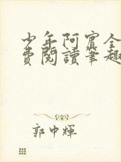 少年阿宾全文免费阅读笔趣阁