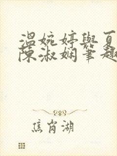 温婉婷与夏鎏枫陈淑娴笔趣阁封面