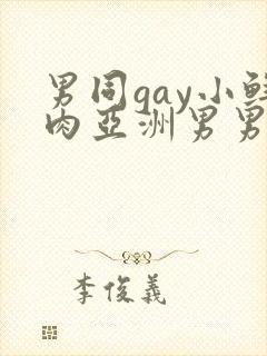 男同gay小鲜肉亚洲男男在线观看