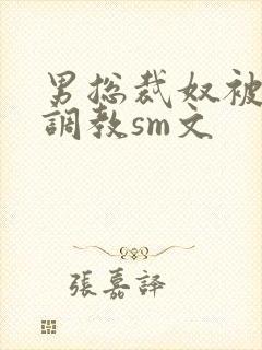 男总裁奴被绳绑调教sm文封面