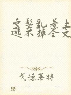 云鬓乱惹上权臣逃不掉全文免费下载