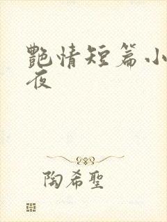 艳情短篇小说午夜封面