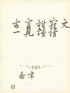 古言甜宠文帝王一见钟情