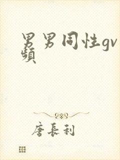 男男同性gv视频