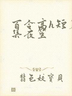 百合高h短篇合集夜笙封面