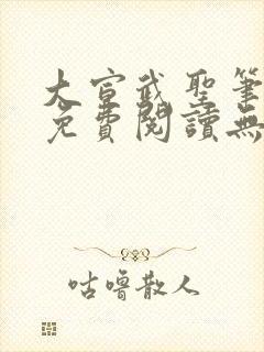 大宣武圣笔趣阁免费阅读无弹窗