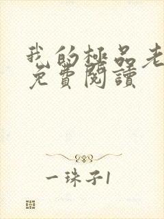 我的极品老婆的免费阅读