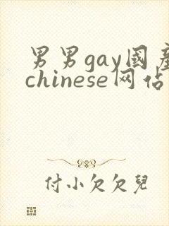 男男gay国产chinese网站