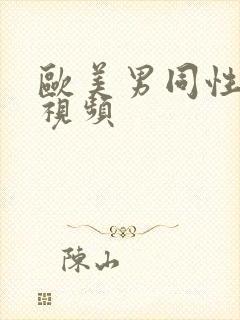 欧美男同性恋的视频