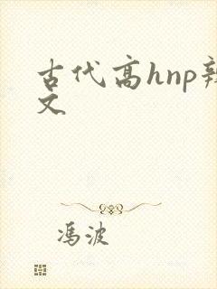 古代高hnp辣文封面