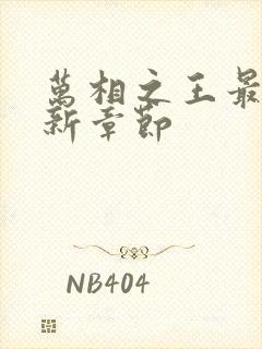 万相之王最快更新章节