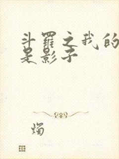 斗罗之我的武魂是影子