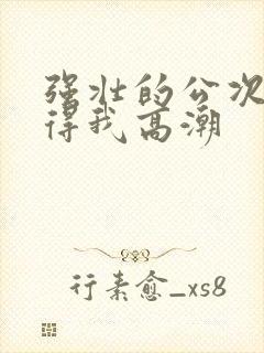 强壮的公次次弄得我高潮