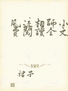 风流相师小说免费阅读全文封面