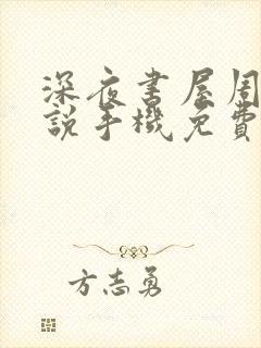 深夜书屋周泽小说手机免费阅读全文