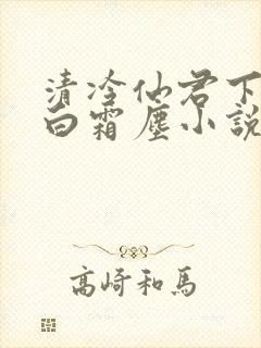 清冷仙君下山后白霜尘小说笔趣阁封面