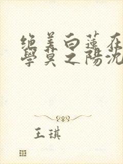 绝美白莲在线教学莫之阳沈长留小说封面