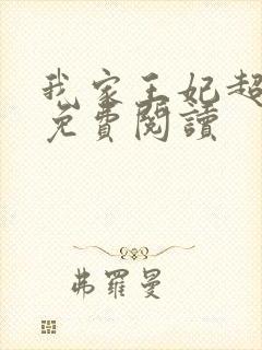 我家王妃超凶的免费阅读