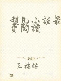 赵凡小说最新免费阅读