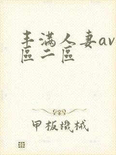 丰满人妻av一区二区