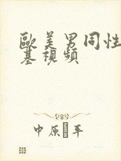 欧美男同性恋搞基视频